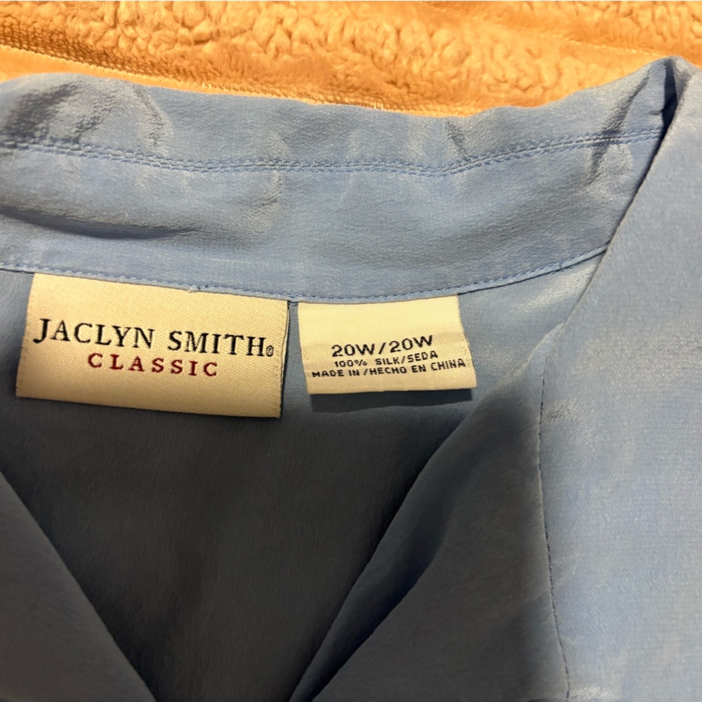 Jaclyn Smith Classic Light Blue Top